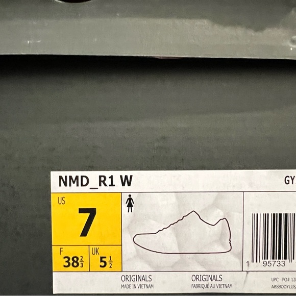 W7 Orbit Green Adidas NMD R1 - Picture 7 of 8